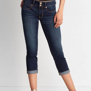 American Eagle Artist Crop Stretch Jeans